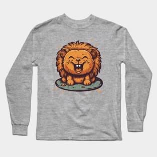 Baby happy laughting lion Long Sleeve T-Shirt